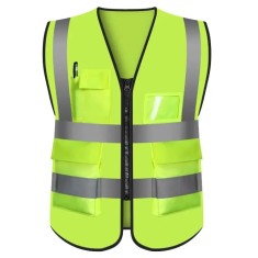 Vesta commpleta reflectorizanta verde cu brand-ul "Roco"