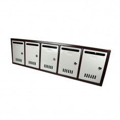 Modul 5 cutii postale, 910x260x76mm, YTGH-CP146 foto