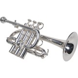 Trompeta Piccolo Bb A Karl Glaser Trompete Silver