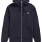 FRED PERRY Jachetă Hooded Zip Through J7536 795 navy