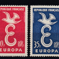 FRANTA 1956/1958/1959 EUROPA CEPT SERII MNH