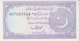 Bancnota Pakistan 2 Rupii (1985-99) - P37 UNC