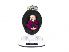 Fotoliu Balansoar Bebelusi 4MOMS MamaRoo 4.0 Classic Negru foto