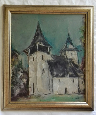 Pictura in ulei &amp;ndash; arhitectura istorica foto