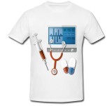 Cumpara ieftin Tricou &quot; Doctor&#039;s syringe and stethoscope &quot;