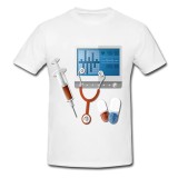 Tricou &quot; Doctor&#039;s syringe and stethoscope &quot;