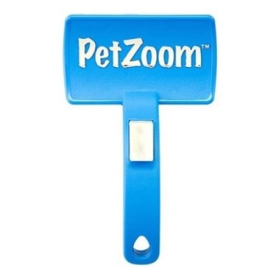 Perie albastra pentru animale - Pet Zoom foto