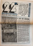 Revista 22 Nr 18 Almanah 1991 12 pagini 42x30cm Romana Brosata Romana