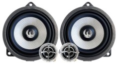 Kit Difuzoare pe 2 cai BMW 4? (100 mm) cu filtru si cabluri plug &amp;amp; play 60W RMS/120W MAX 4Ohm Phoenix Gold ZDSB100CS CarStore Technology foto
