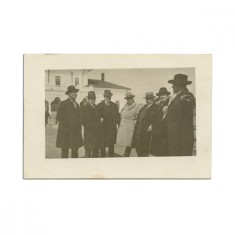 M. Sadoveanu, I. Mironescu, Dem. Botez, G. Topirceanu, Panait Istrati, fotografie de epoca, 1926 foto