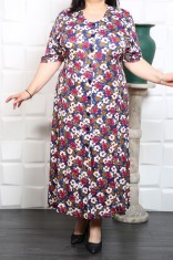 Rochie Clasica cu Nasturi si Cordon Cod 007 - 54Marimea foto