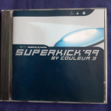 DJ Kurtis - Superkick &#039;99 by Couleur 3 _ CD, album _ Muve, Elveția, 1999 _ NM/NM, House