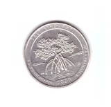 Moneda SUA 25 centi/quarter dollar 2020 P U.S. Virgin Islands Salt River Bay, stare foarte buna, curata