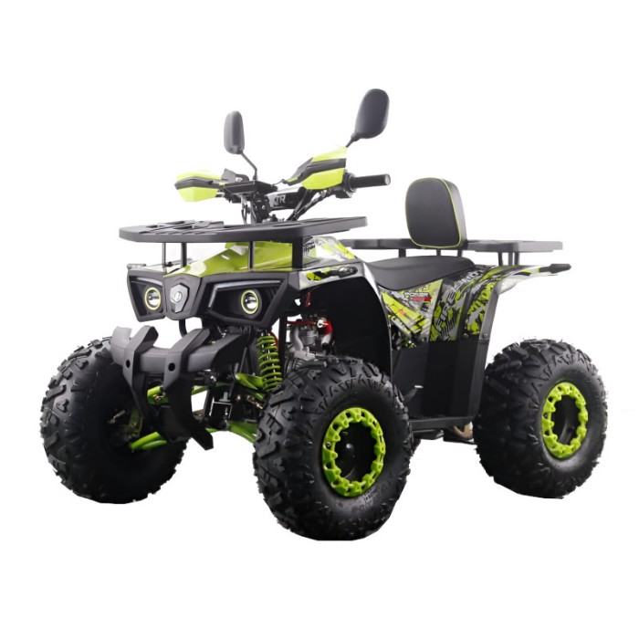 ATV XTR Pro FireShot 002 roti 8 inch,125cc, 3+1 viteze, culoare negru/lime Cod Produs: MX_NEW QUADXTR002/8125NELI