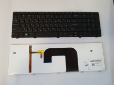 Tastatura laptop noua DELL Vostro 3700 Russian Backlit DP/N WDXGG foto