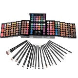 Set Machiaj Senso Pro: Trusa Farduri Profesionala + 20 Pensule Make-up