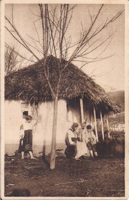 Carte postala mecirculata din perioada interbelica foto