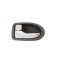 Maner interior deschidere usa Mazda MPV 1999-2004, Fata, Spate, partea Stanga, suport gri cu maner cromat LC62-59-330D-05