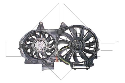NRF 47205 Ventilator, radiator foto
