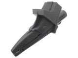 Bornă crocodil neagră HT INSTRUMENTS 20A 1kVDC, prindere max. 25mm