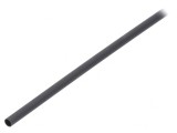 Manșon Termocontractabil cu Adeziv Negru 4,5mm 1,2m