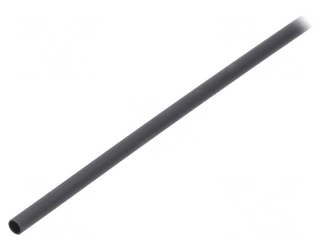 Manșon Termocontractabil cu Adeziv Negru 4,5mm 1,2m