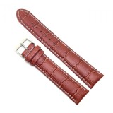 Cumpara ieftin Curea Ceas &bdquo;Pure Comfort&rdquo; 6XL20 &ndash; Piele Naturală Hipoalergenică, Maro Cognac