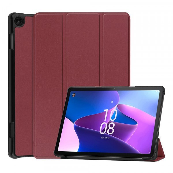 Husa pentru Lenovo Tab M10 Gen 3, Techsuit, FoldPro, Rosie
