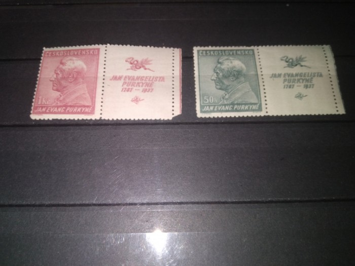 TIMBRE CEHOSLOVACIA 1937