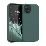 Husa Kwmobile pentru Apple iPhone 13, Silicon, Verde, 55878.171