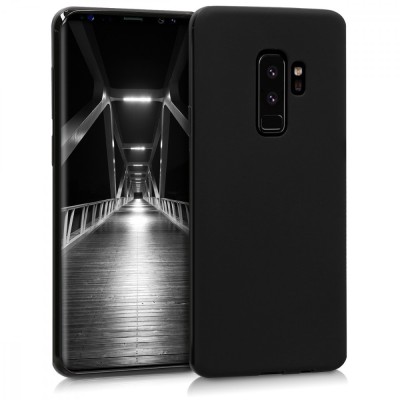 Husa pentru Samsung Galaxy S9 Plus, Silicon, Negru, 44096.47 foto