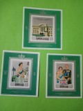 AJMAN, FAMILIA REGALĂ - 3 COLIȚE MNH IMPERF., Nestampilat