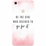 Husa silicon pentru Xiaomi Redmi Note 5A, Quotes Pink