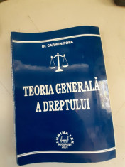 Carmen Popa - Teoria generala a dreptului foto