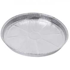 Set Tavi Aluminiu Unica Folosinta, Rotunde, Diametru 33 cm, &Icirc;nalțime 2 cm, 3 Bucăți