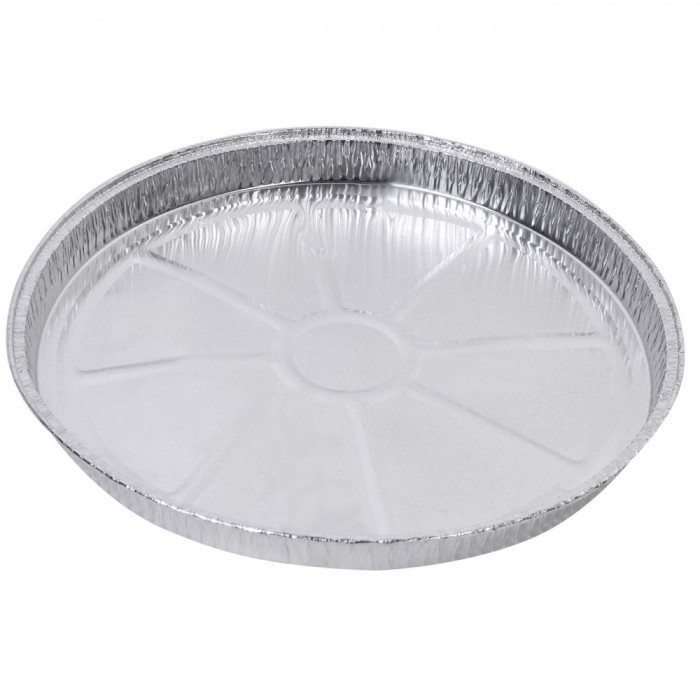 Set Tavi Aluminiu Unica Folosinta, Rotunde, Diametru 33 cm, &Icirc;nalțime 2 cm, 3 Bucăți