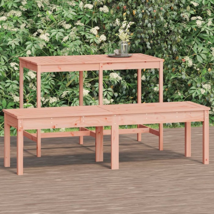vidaXL Bancă de grădină 2 locuri, 159,5x44x45 cm, lemn masiv Douglas 824016