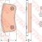Set placute frana,frana disc RENAULT GRAND SCENIC III (JZ0/1) (2009 - 2016) TRW GDB1791