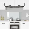 VidaXL Panou antistropi bucătărie transparent 90x50 cm sticlă securiz. 249473