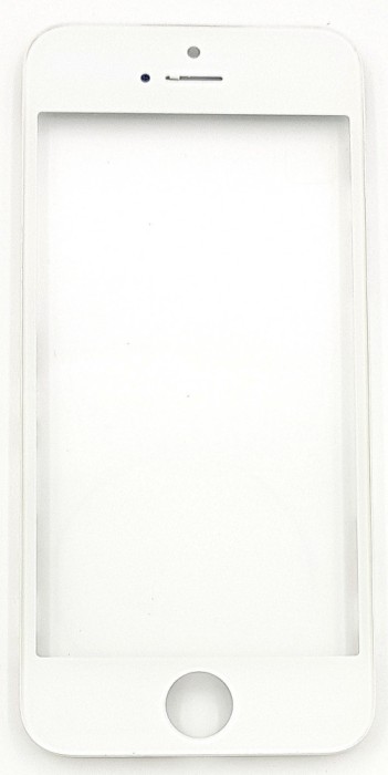 Geam cu Rama + OCA iPhone SE WHITE