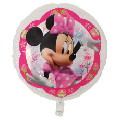 Balon Folie 55 cm Holografic Minnie Mouse, Amscan 32925 foto