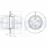 DELPHI BG3901C Disc frana