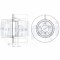DELPHI BG3901C Disc frana