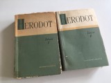 HERODOT, ISTORII I+II. CONTINE HARTI- EDITURA STIINTIFICA 1961/1964