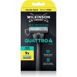 Wilkinson Sword Quattro aparat de ras rezerva lama 8 pc