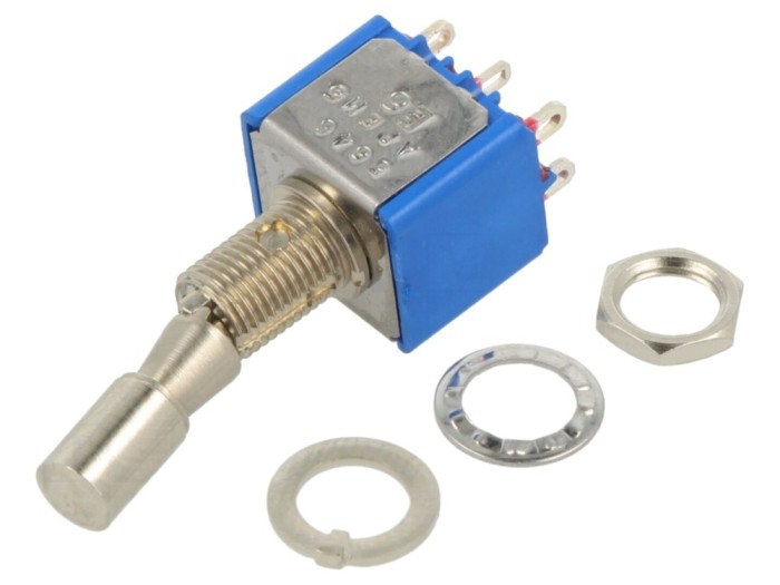 Comutator basculant DPDT ON-ON
