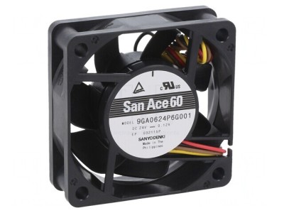 Ventilator axial 24V 60x60x20mm 52,8m3/h 43dBA foto