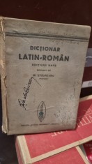 M. Staureanu - Dictionar Latin-Roman foto