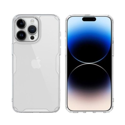 Husa pentru iPhone 15 Pro Max - Nillkin Nature TPU Case - Transparent foto