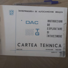 DAC 665.INSTRUCTIUNI DE EXPLOATARE SI INTRETINERE.1983